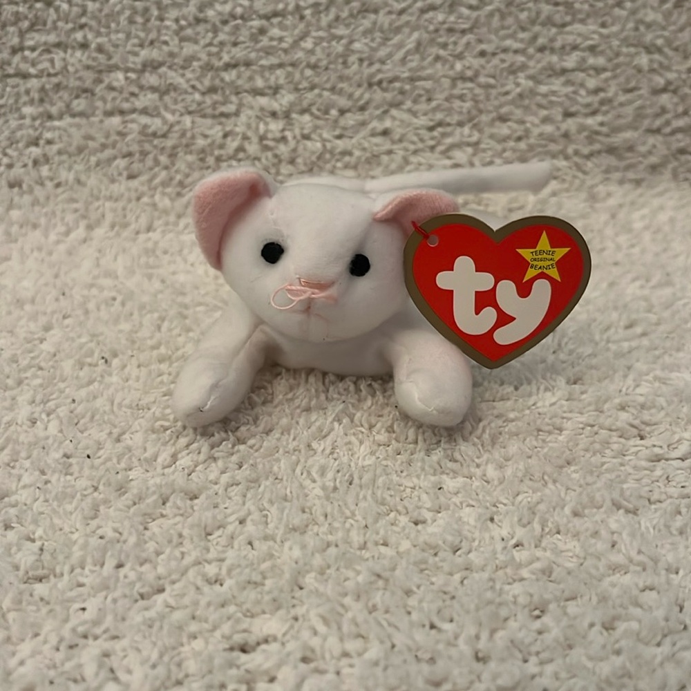 Mini beanie baby flip the cat
